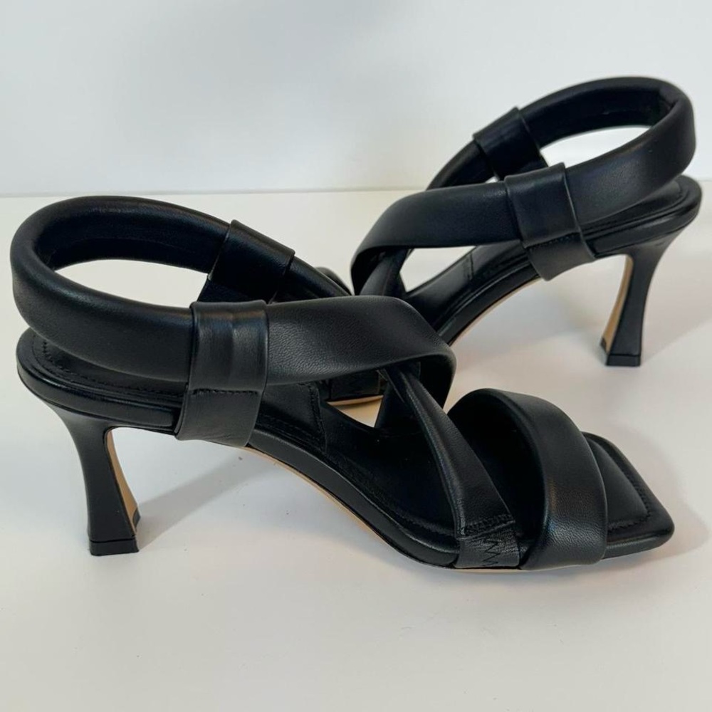 Anine Bing Black Leather Strappy Sandals Size 36 - Picture 7 of 7
